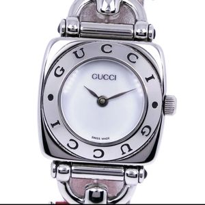 Authentic vintage Gucci Sterling Silver Horsebit watch